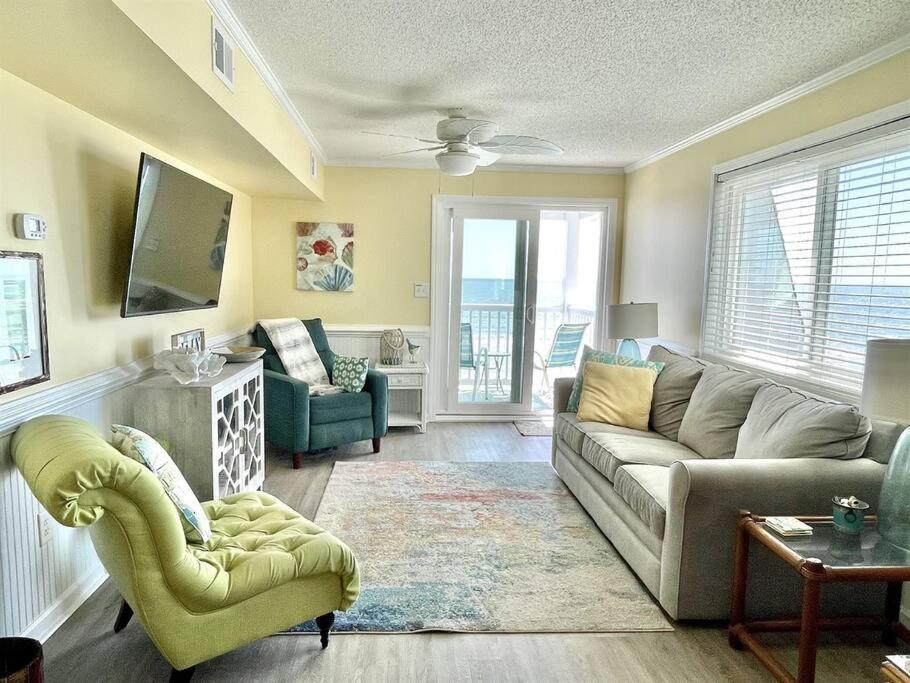 *2Br Oceanfront Retreat*King Ensuite*Pool*Nmb Cherry Grove*Pc4 Myrtle Beach Eksteriør billede