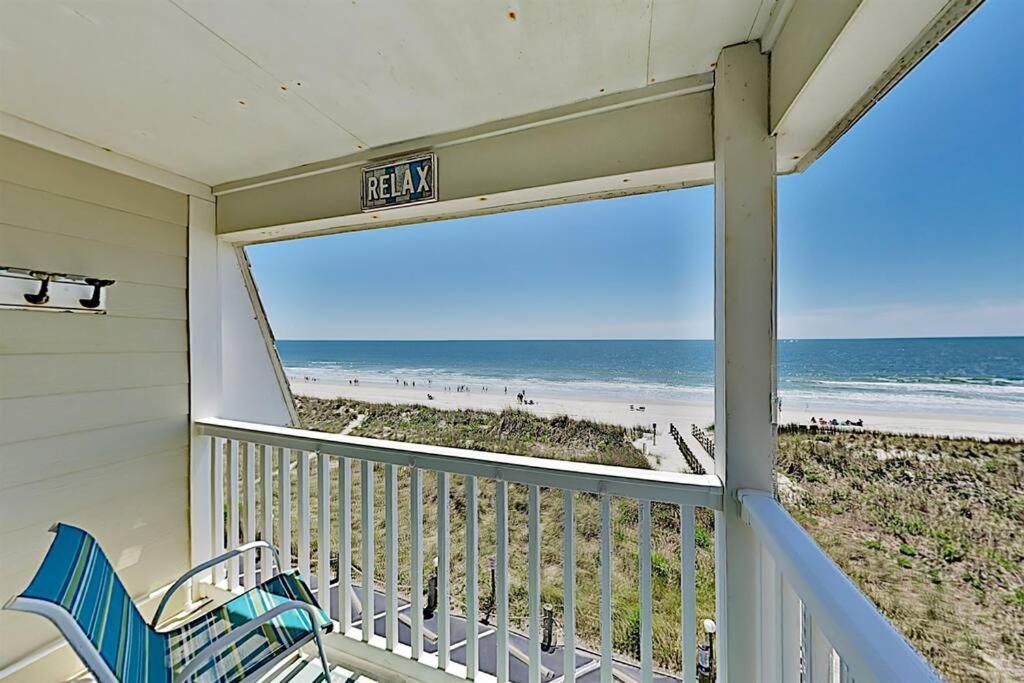 *2Br Oceanfront Retreat*King Ensuite*Pool*Nmb Cherry Grove*Pc4 Myrtle Beach Eksteriør billede