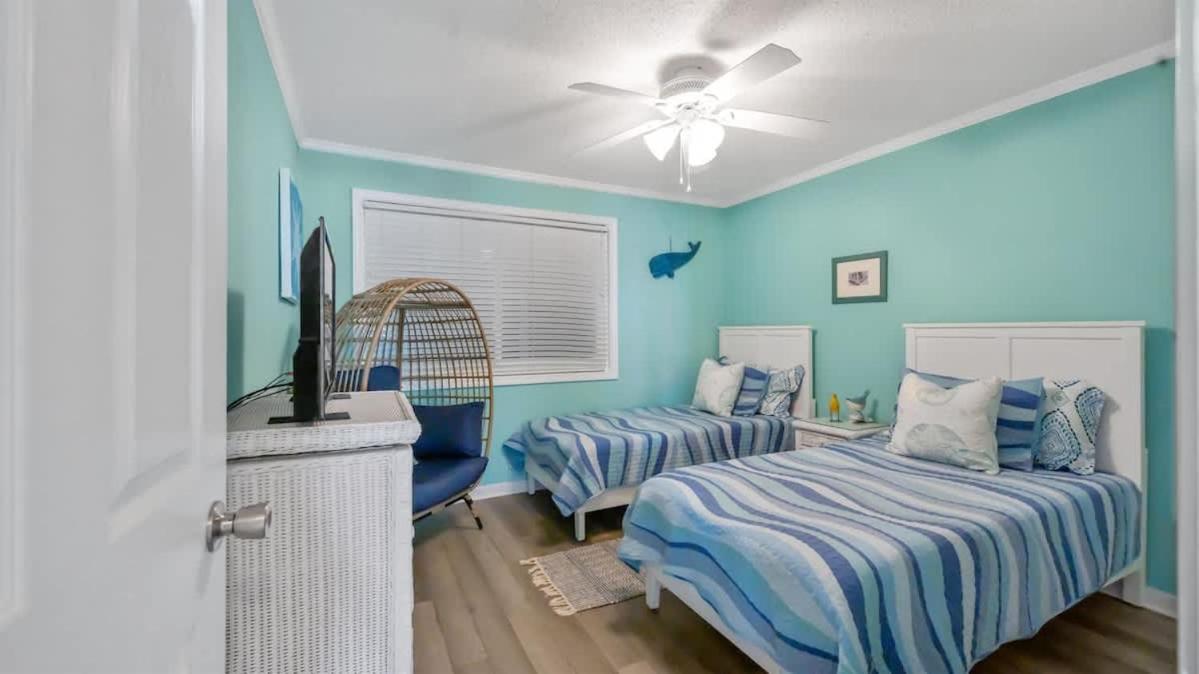 *2Br Oceanfront Retreat*King Ensuite*Pool*Nmb Cherry Grove*Pc4 Myrtle Beach Eksteriør billede