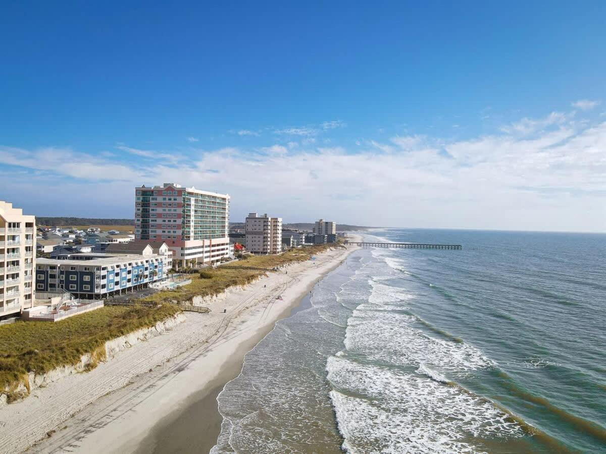 *2Br Oceanfront Retreat*King Ensuite*Pool*Nmb Cherry Grove*Pc4 Myrtle Beach Eksteriør billede