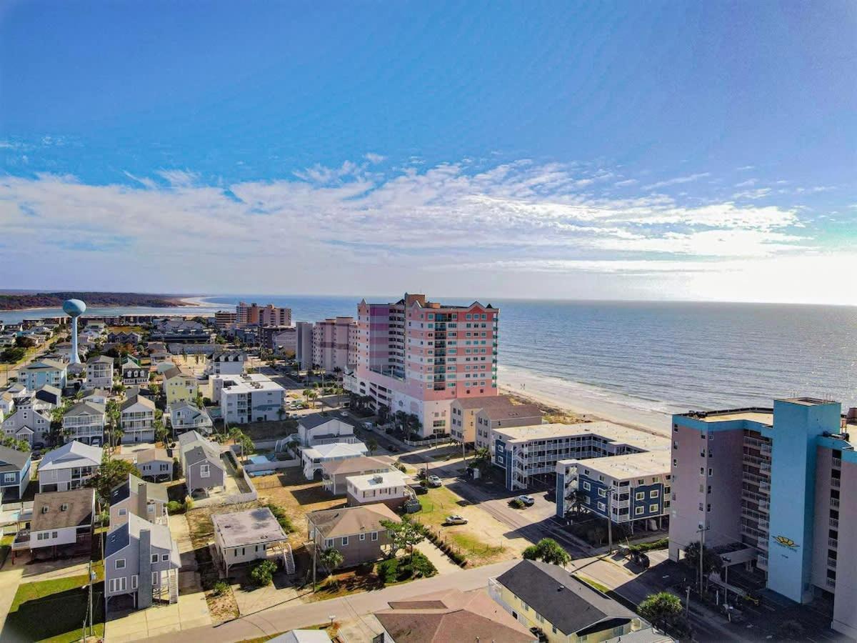 *2Br Oceanfront Retreat*King Ensuite*Pool*Nmb Cherry Grove*Pc4 Myrtle Beach Eksteriør billede