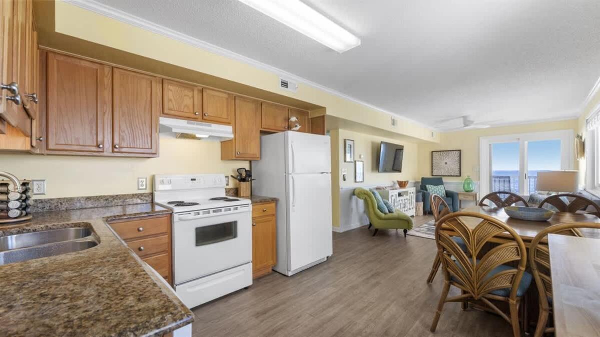 *2Br Oceanfront Retreat*King Ensuite*Pool*Nmb Cherry Grove*Pc4 Myrtle Beach Eksteriør billede