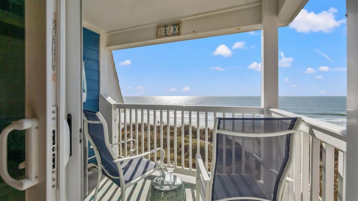 *2Br Oceanfront Retreat*King Ensuite*Pool*Nmb Cherry Grove*Pc4 Myrtle Beach Eksteriør billede