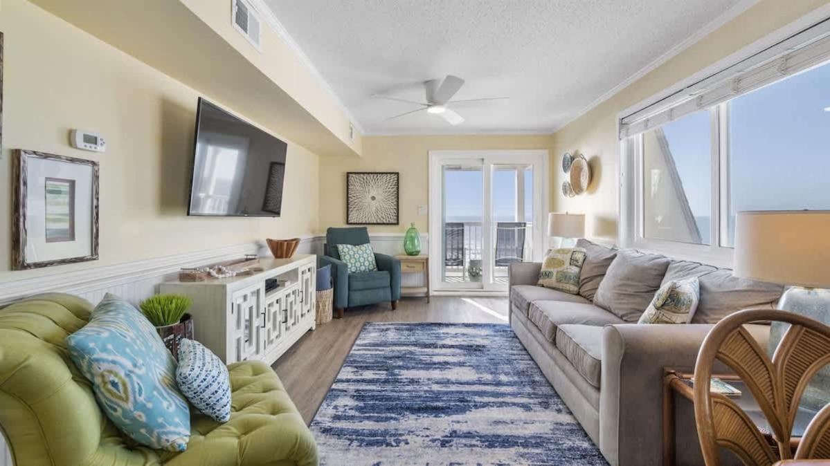 *2Br Oceanfront Retreat*King Ensuite*Pool*Nmb Cherry Grove*Pc4 Myrtle Beach Eksteriør billede