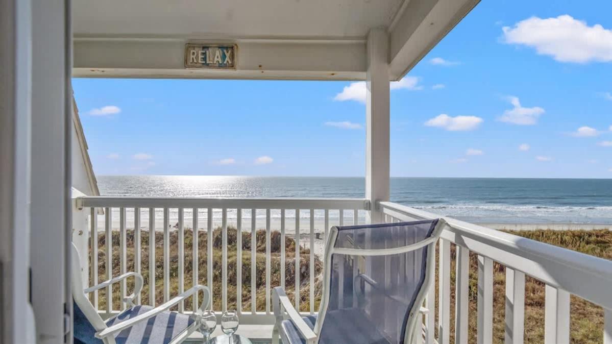 *2Br Oceanfront Retreat*King Ensuite*Pool*Nmb Cherry Grove*Pc4 Myrtle Beach Eksteriør billede